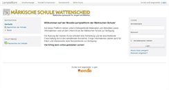 Desktop Screenshot of moodle.mswat.de
